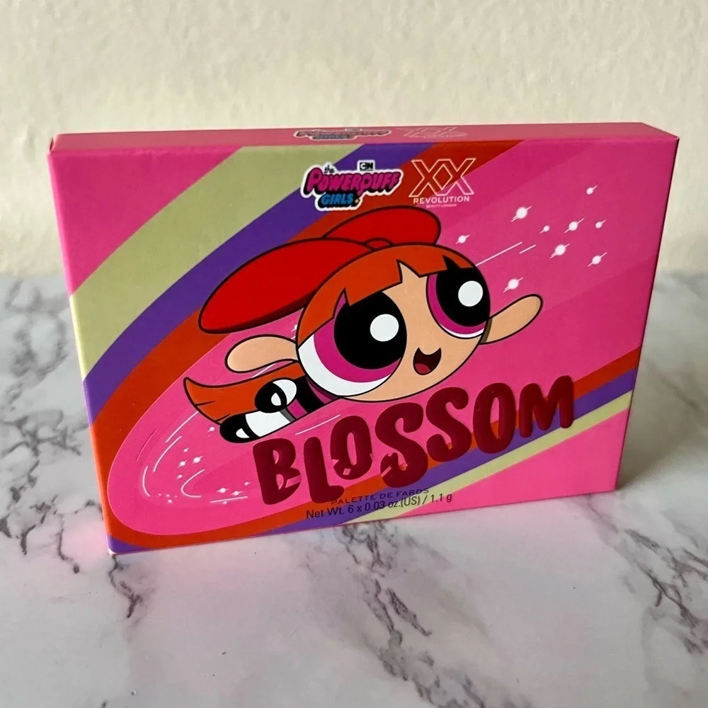 PowerPuff Girls- Blossom - 6 Shade Color Pan Eyeshadow Palette - New In Box